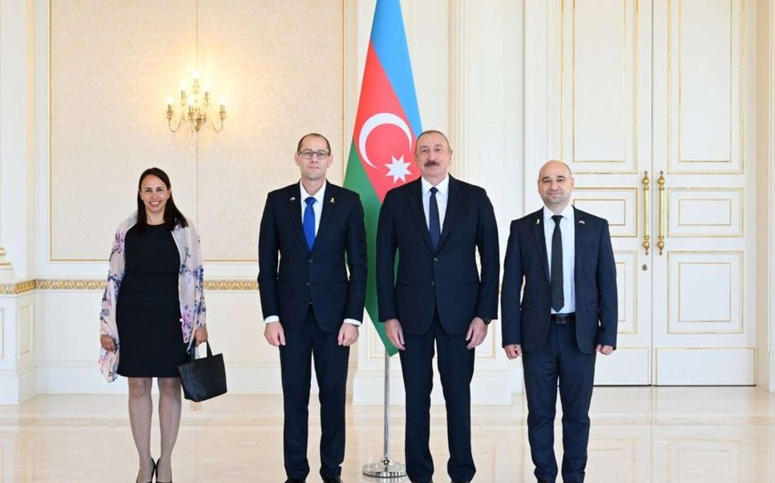  İlham Əliyev İsrailin yeni səfirini QƏBUL ETDI - FOTO