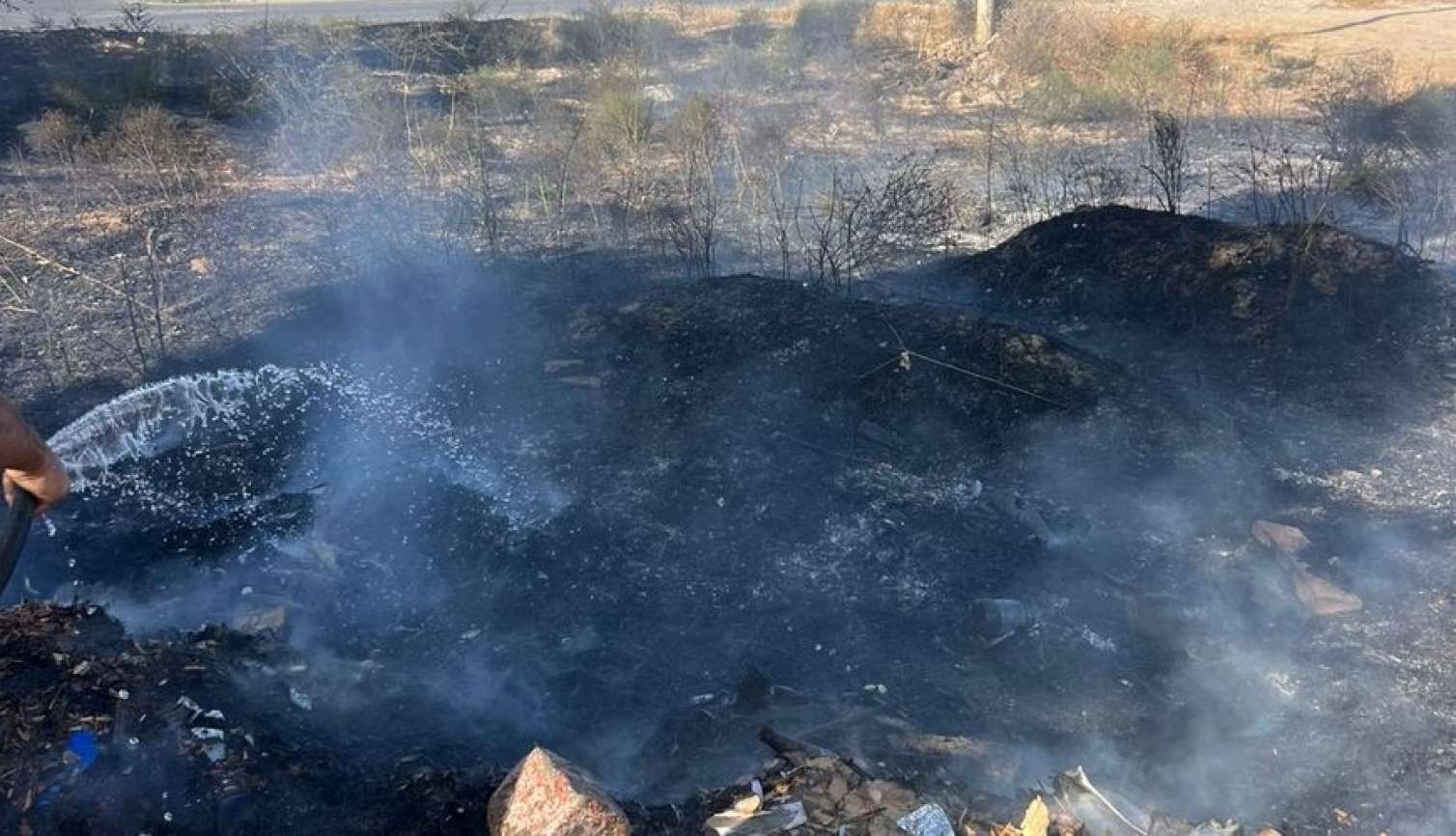 Abşeronda yanğın törədən şəxs SAXLANILDI 