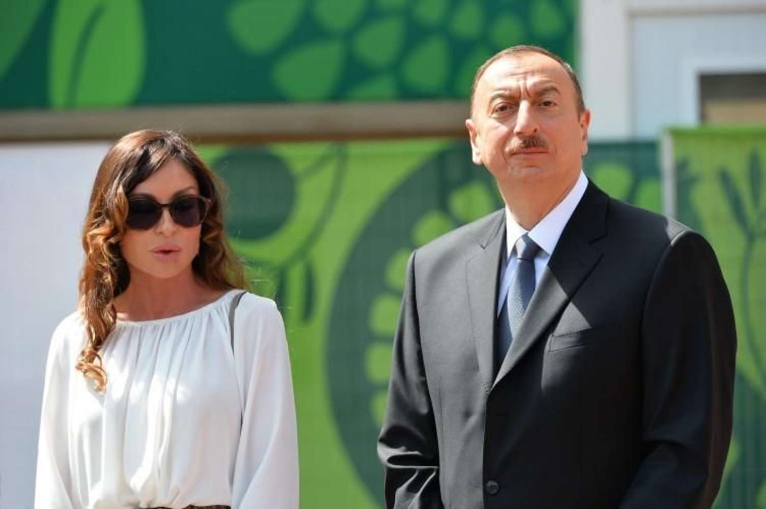 Prezident və xanımı Gəncə stadionunda oldu 