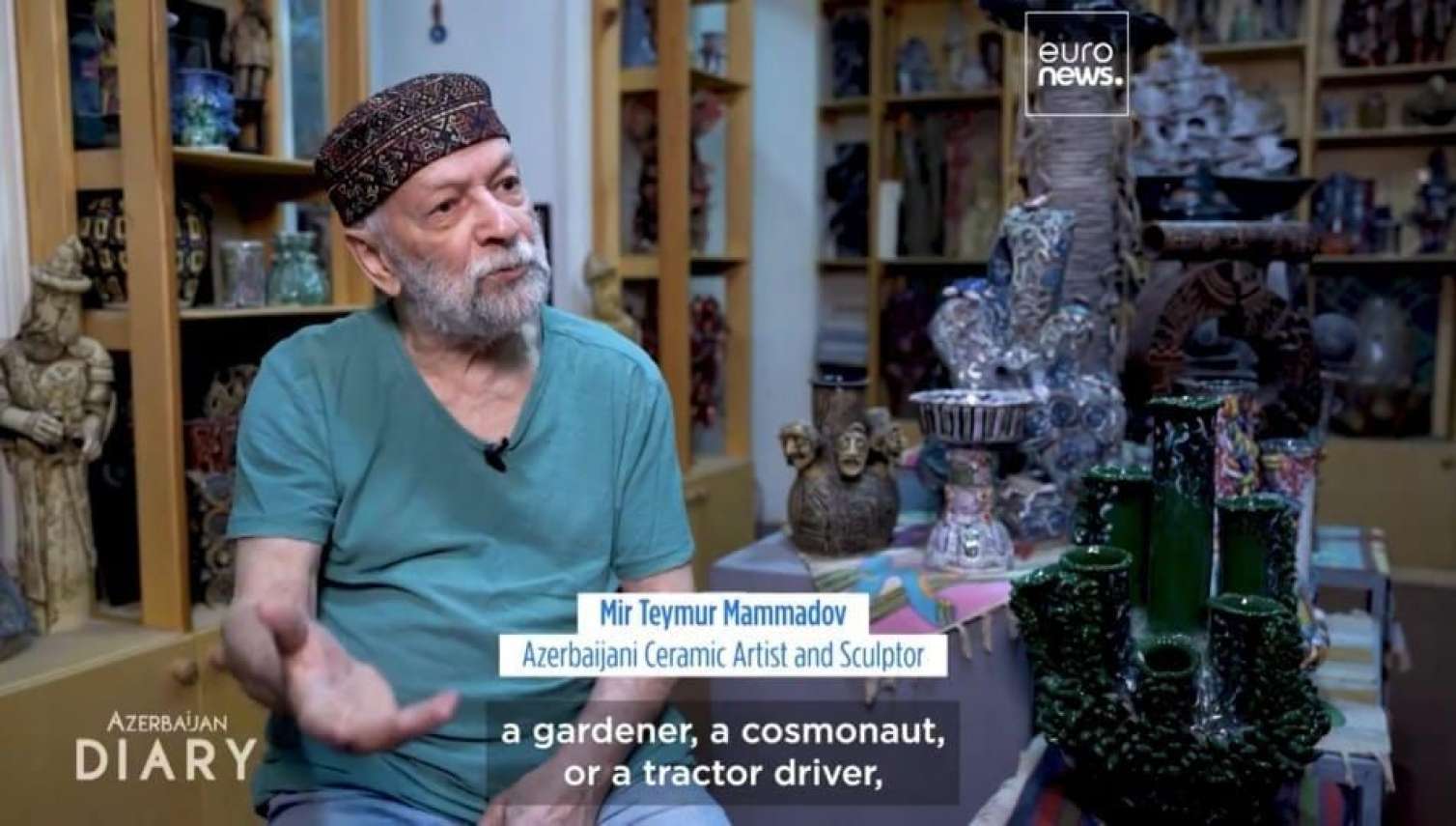 “Euronews” azərbaycanlı sənətkar haqqında reportaj hazırlayıb - VİDEO 