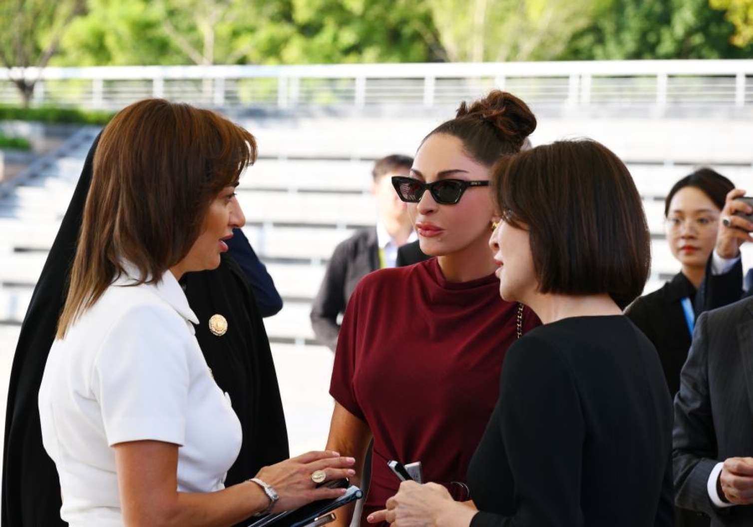 Mehriban Əliyeva və Anna Akopyan  bir arada - FOTO 