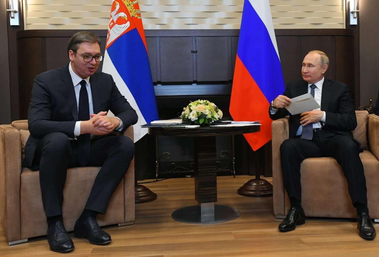 Vuçiç Putinlə görüşdə Azərbaycan təbii qazından danışdı 
