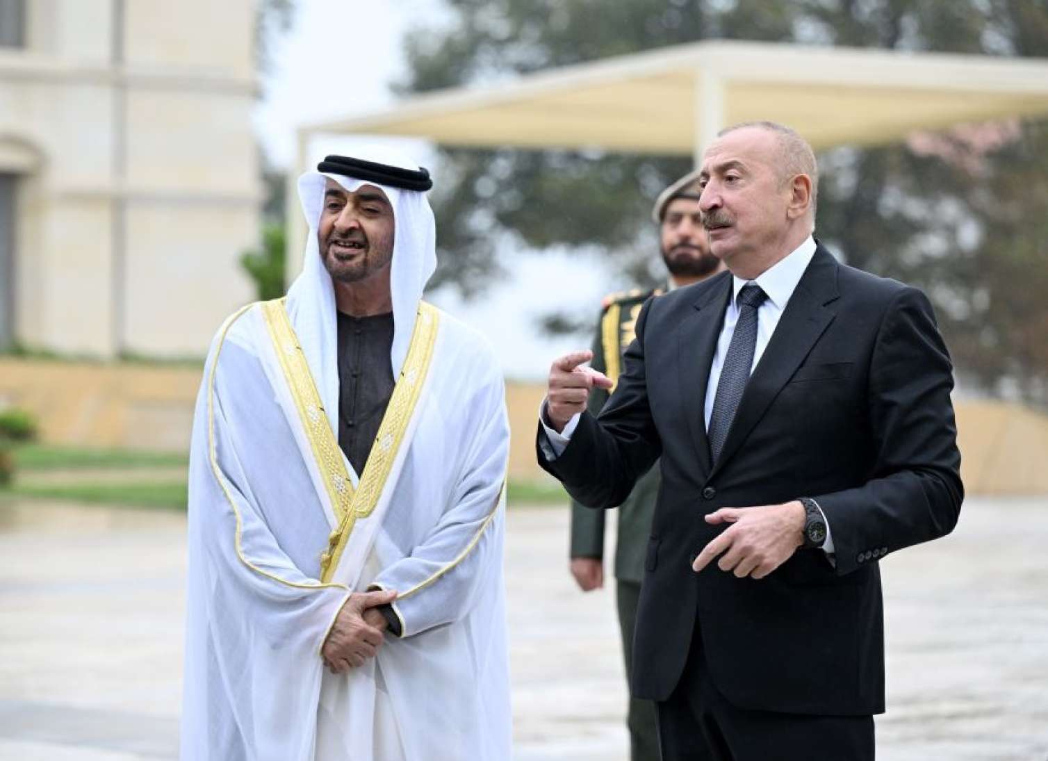 Ölkə başçıları həmin heykəllərə baxdılar - FOTO
