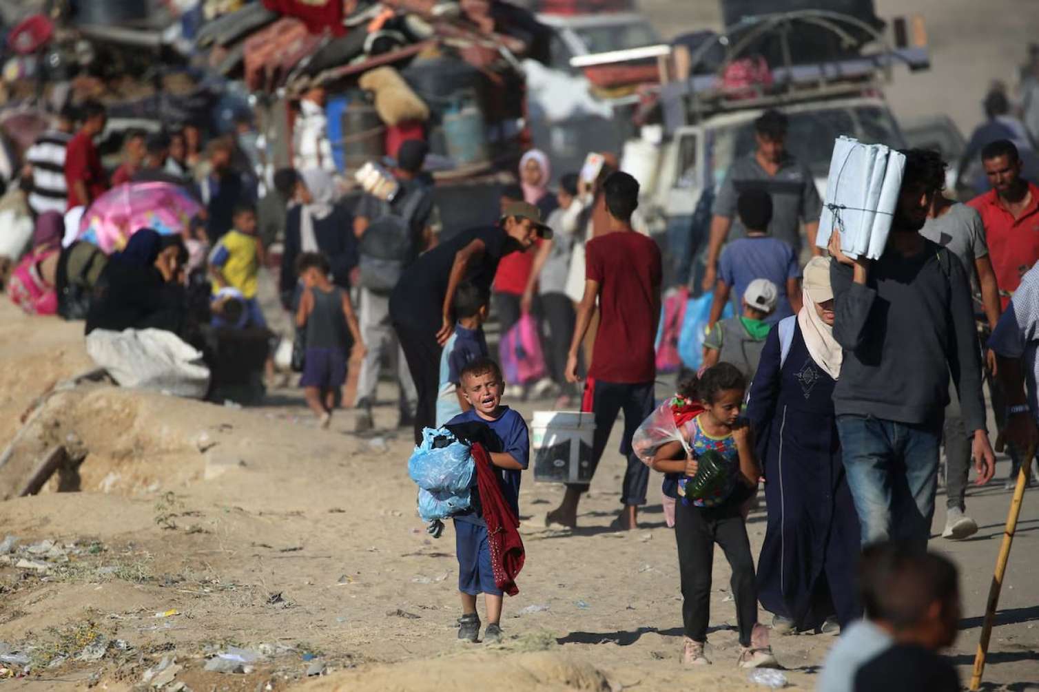 İsrail 48 saat vaxt verdi - Qəzza boşaldılır  - FOTO