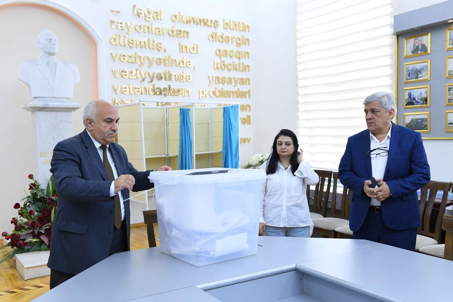 Dövlət Komitəsi yanında İctimai Şuraya seçkilər keçirildi - FOTO