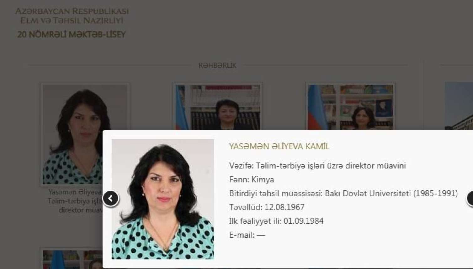 Bakıda iki məktəbin bir direktoru var - FOTO
