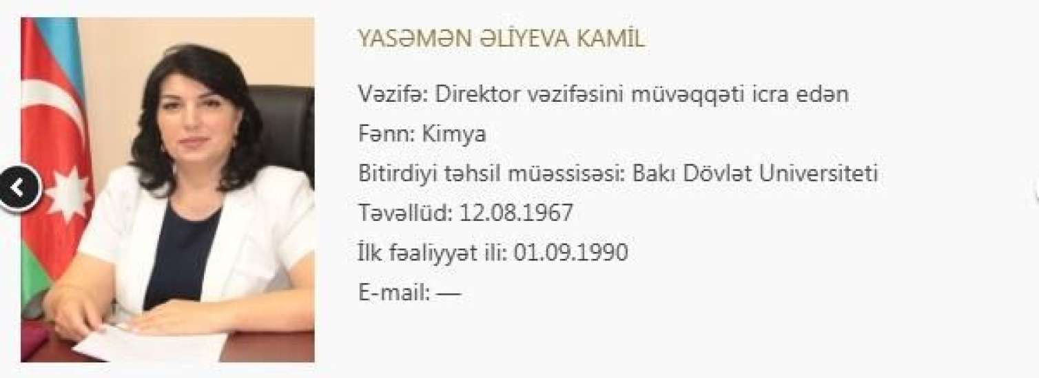 Bakıda iki məktəbin bir direktoru var - FOTO
