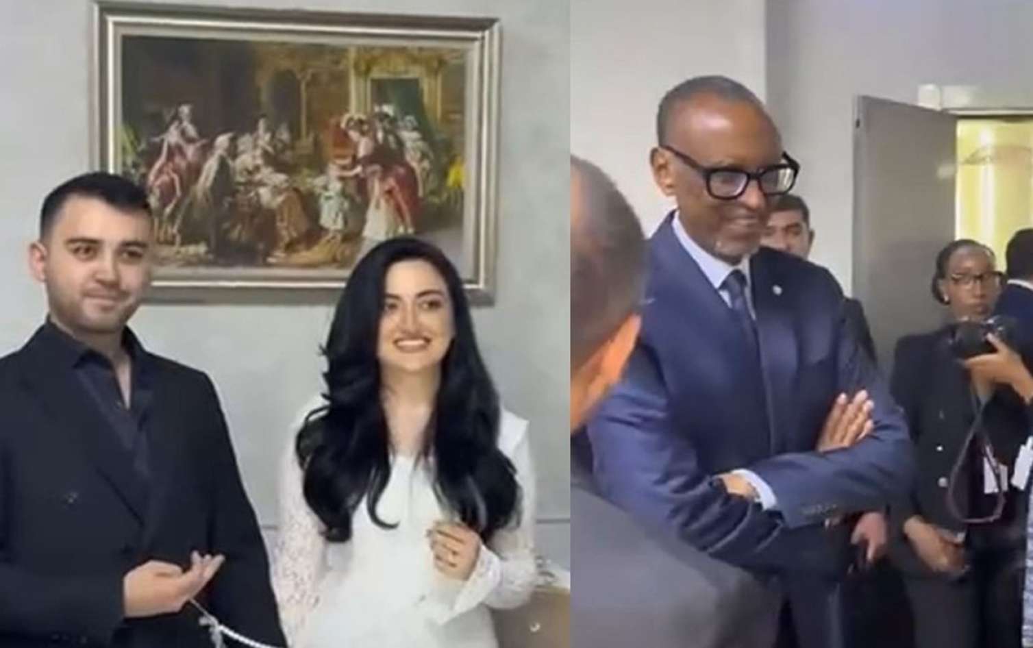 Prezident bu cütlüyün nikahına qatıldı - VİDEO 