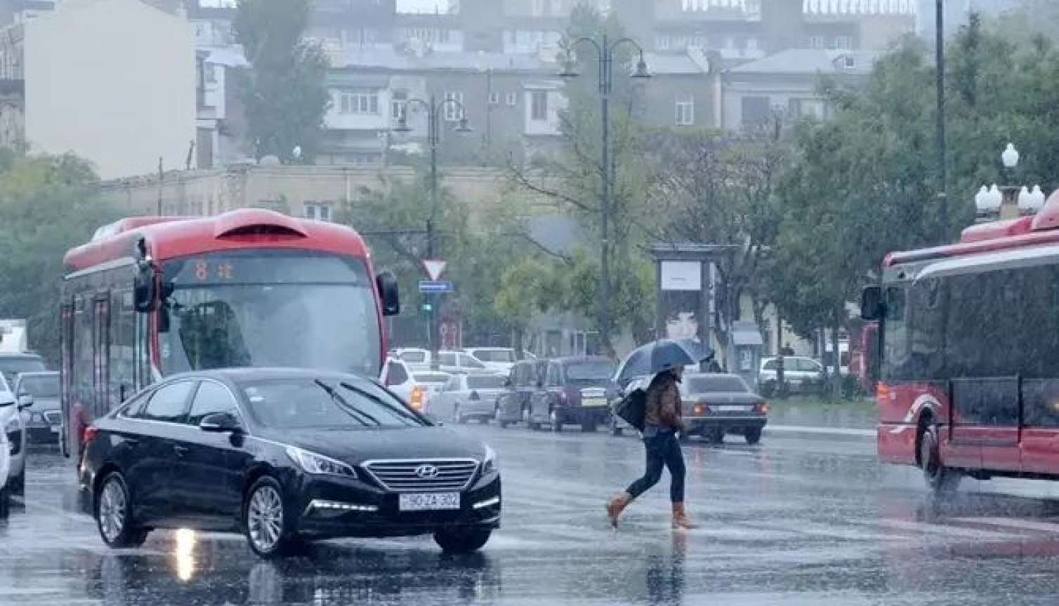 Yağış yağacaq, külək əsəcək - Sabahın havası 