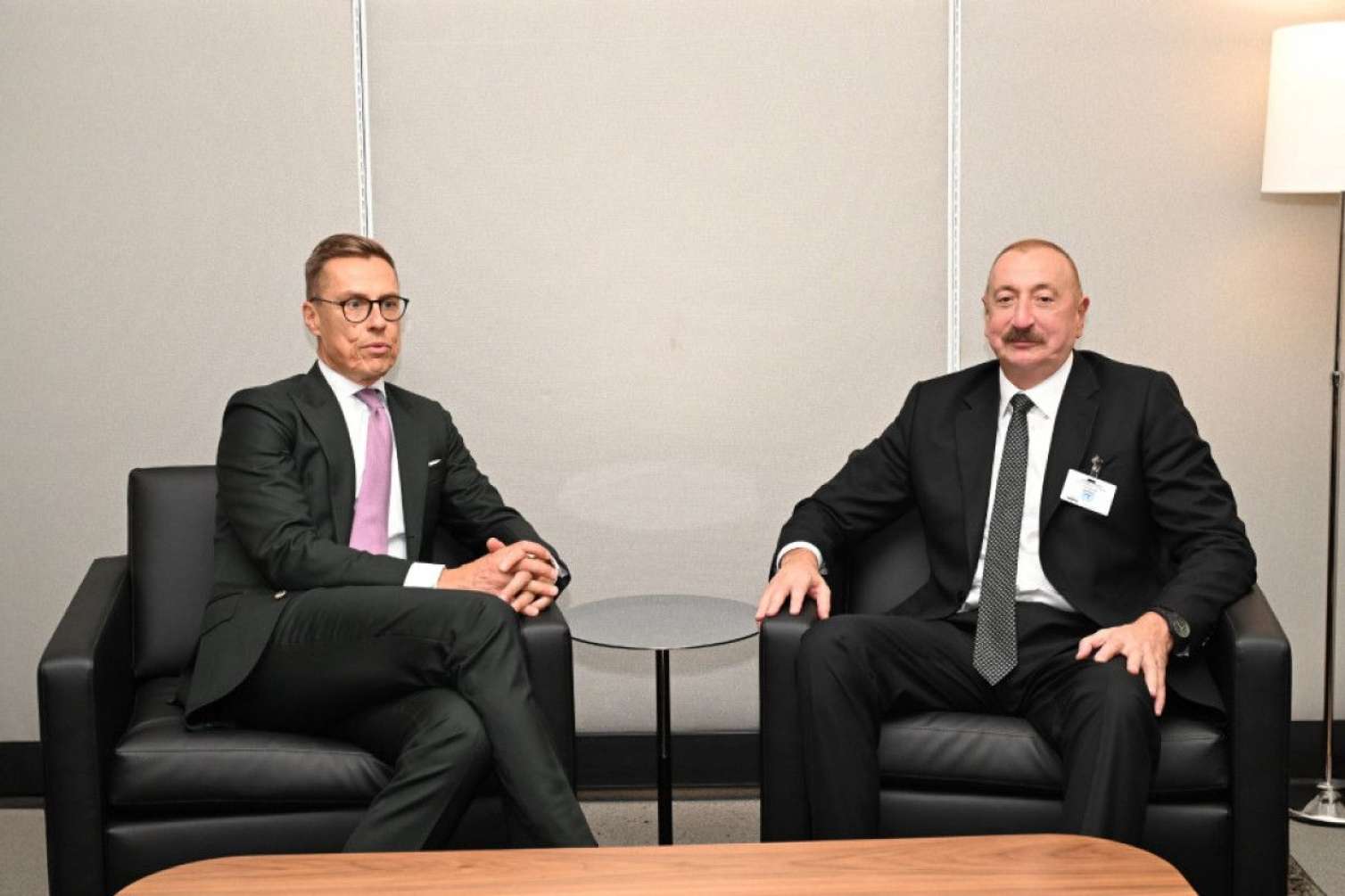 Prezident İlham Əliyev Nyu-Yorkda finlandiyalı həmkarı ilə görüşdü 