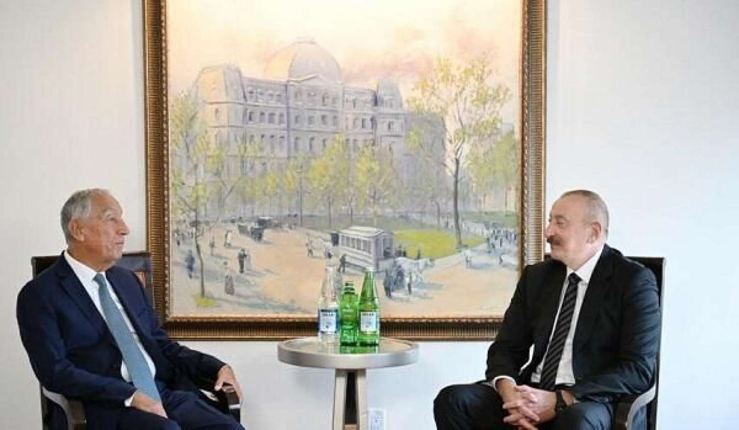 İlham Əliyev Portuqaliya prezidenti ilə görüşdü 