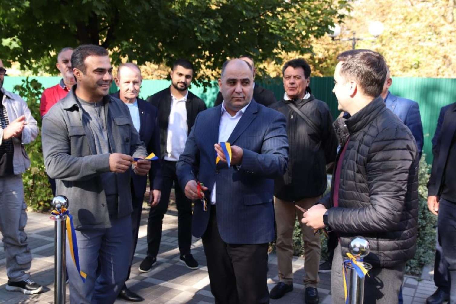 Azərbaycan-Ukrayna dostluğu: Kiyevdə memorial lövhənin açılışı oldu - FOTO 