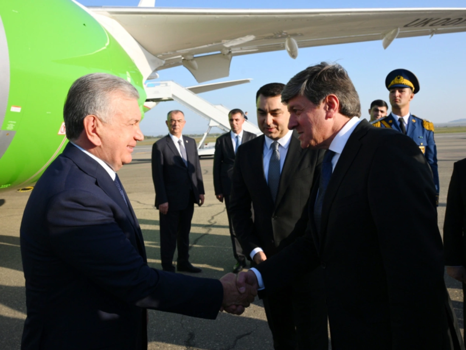 Özbəkistan Prezidenti də Azərbaycana gəldi 