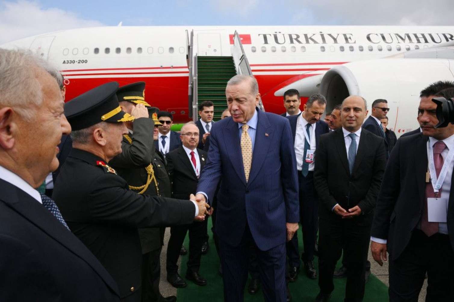 Ərdoğan Azərbaycana gəldi - FOTO 