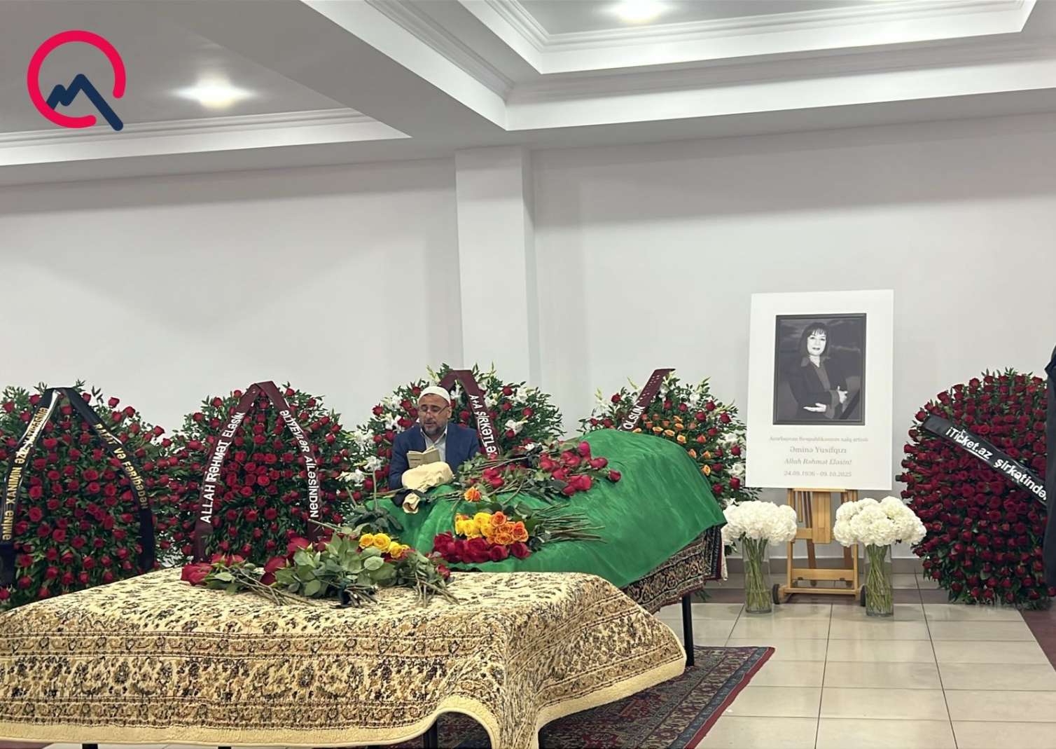 Əminə Yusifqızı dəfn olundu - YENİLƏNİB+FOTO 