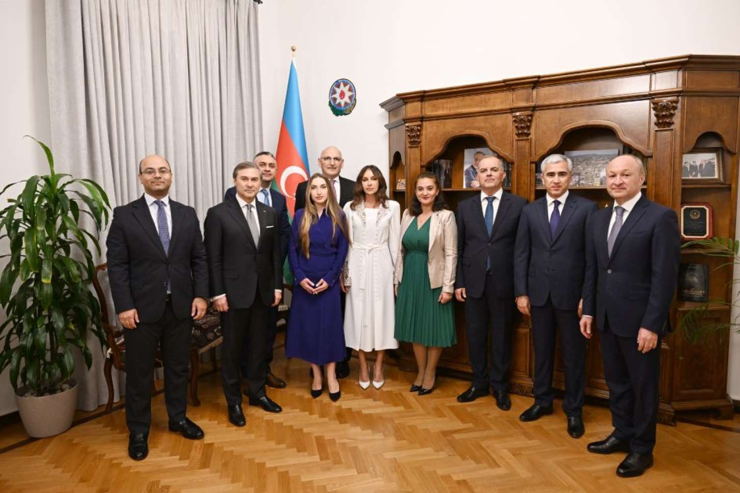 Mehriban Əliyeva Vatikandakı səfirliyimizin açılışında - FOTO 