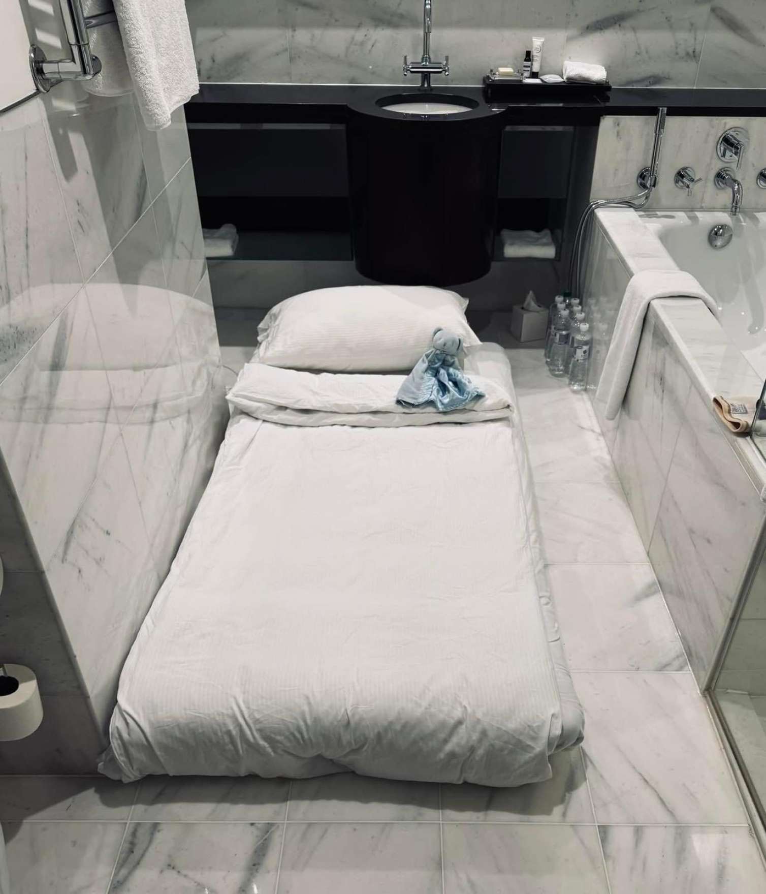 Aİ-nin Ukraynadakı səfiri gecəni vanna otağında keçirdi  - FOTO
