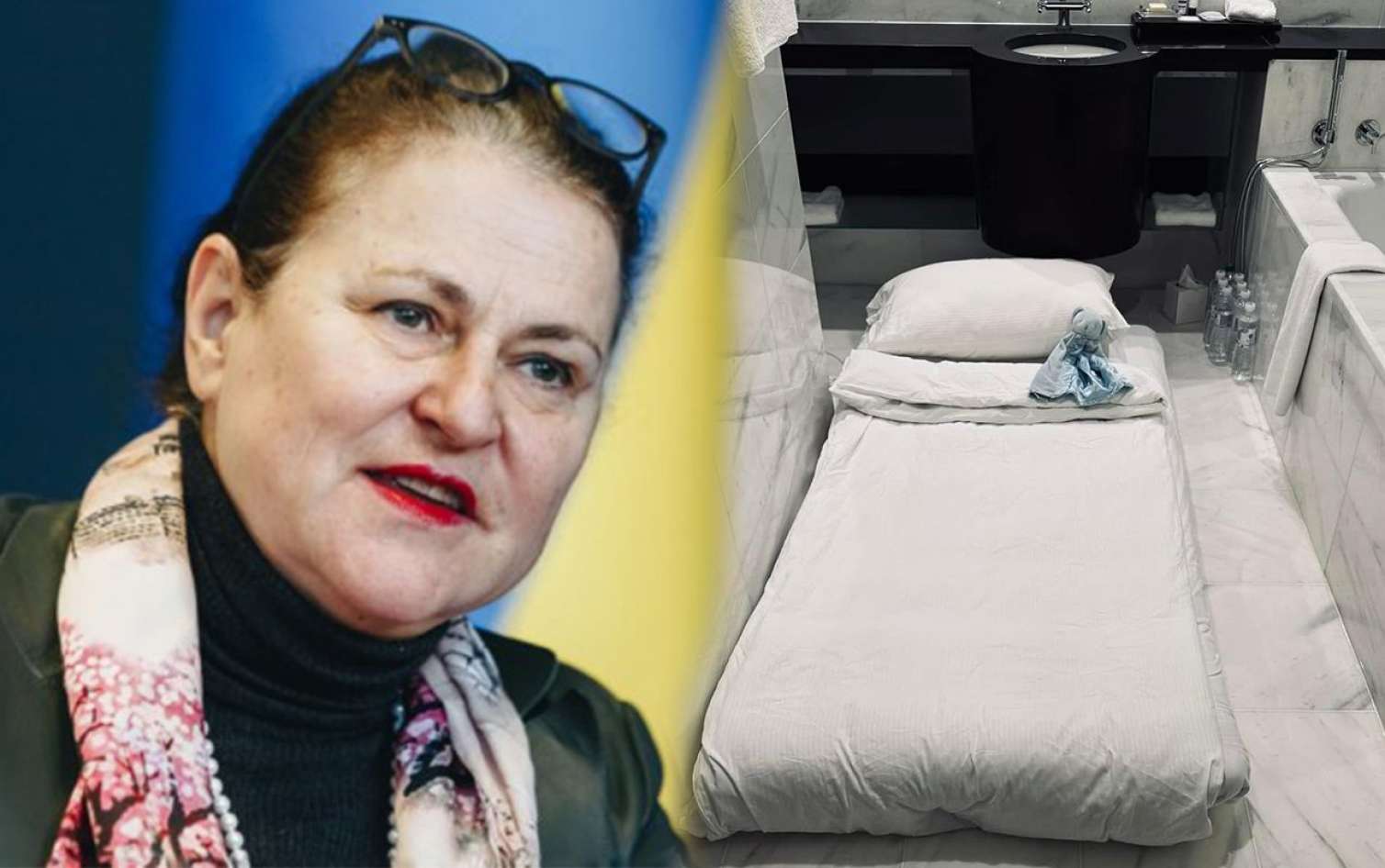 Aİ-nin Ukraynadakı səfiri gecəni vanna otağında keçirdi  - FOTO