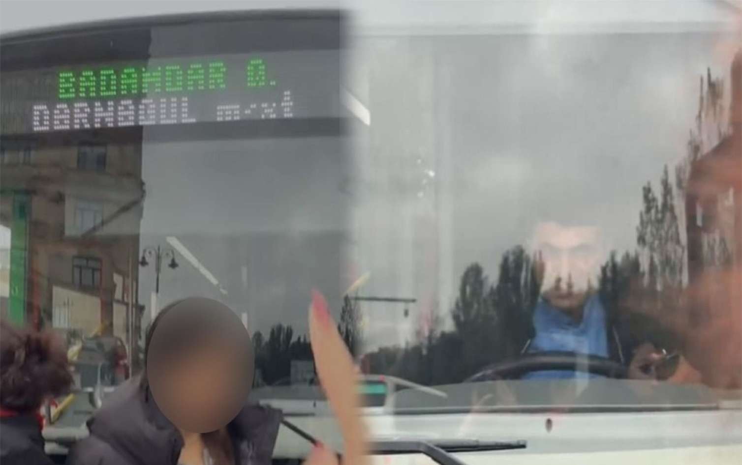 “Sürücü dedi ki, düş, avtobusu sürmürəm...” - Video 