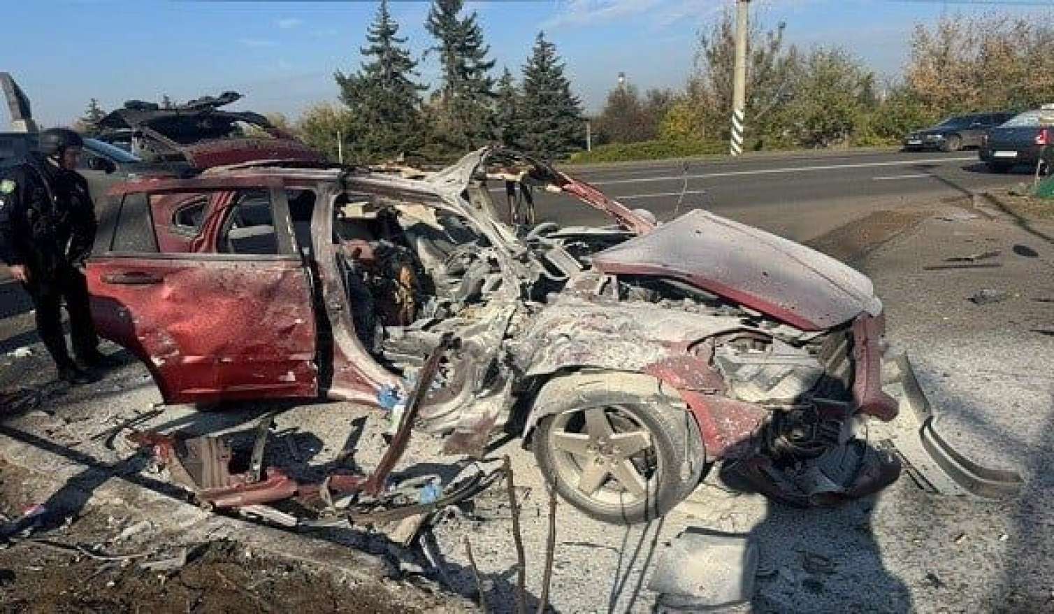Ukraynalı jurnalistlərin maşını dronla vuruldu: 2 ölü 
