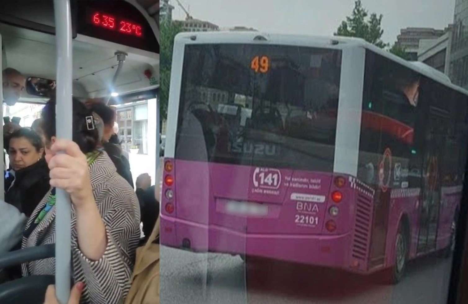 49 saylı marşrutdan ŞİKAYƏT: "Sürücü qapıları bağlaya bilmir" 