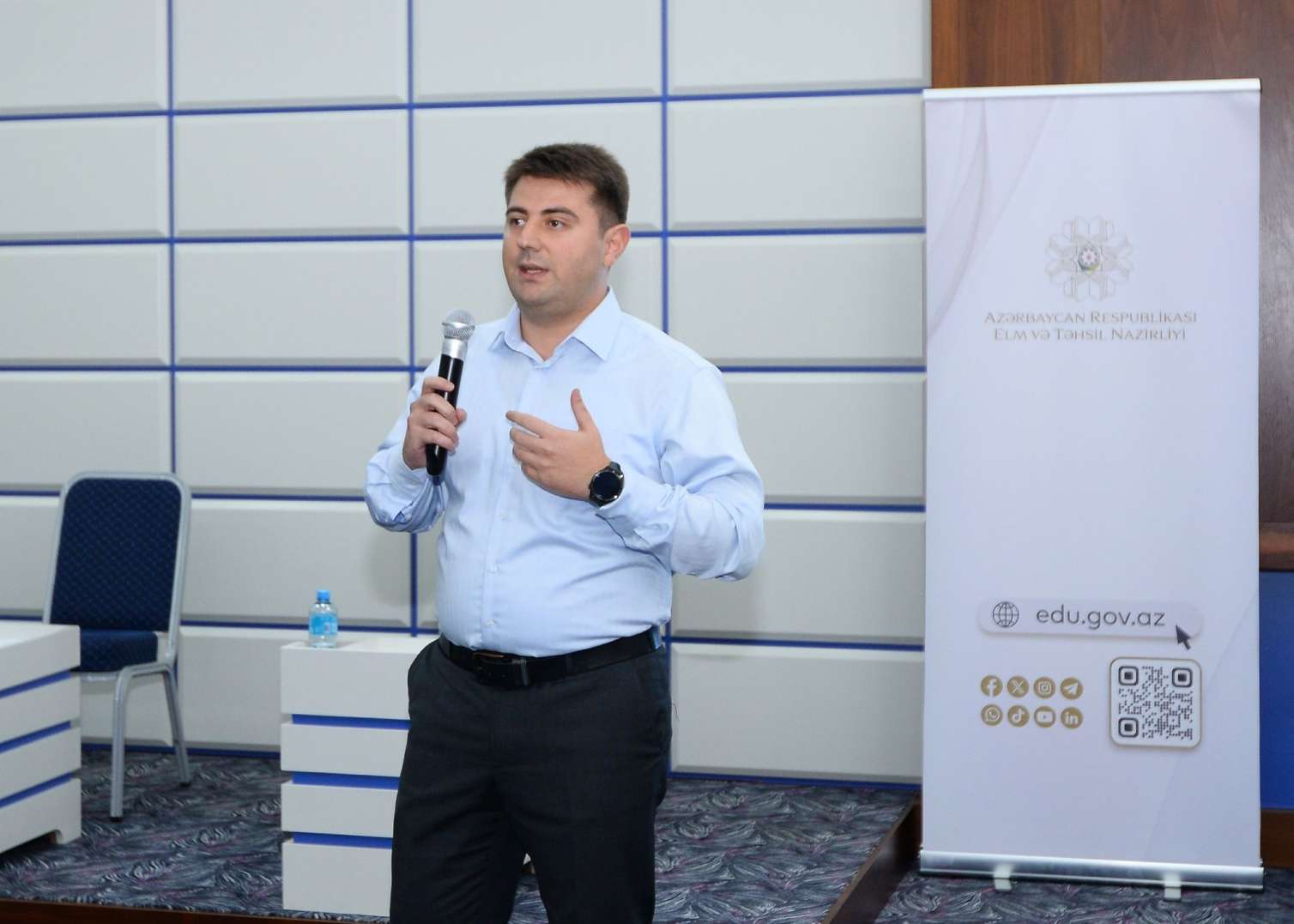 “Elm və təhsil yeniliklərinin media təqdimatı” mövzusunda təlim keçirildi  “Elm və təhsil yeniliklərinin media təqdimatı” mövzusunda təlim keçirildi