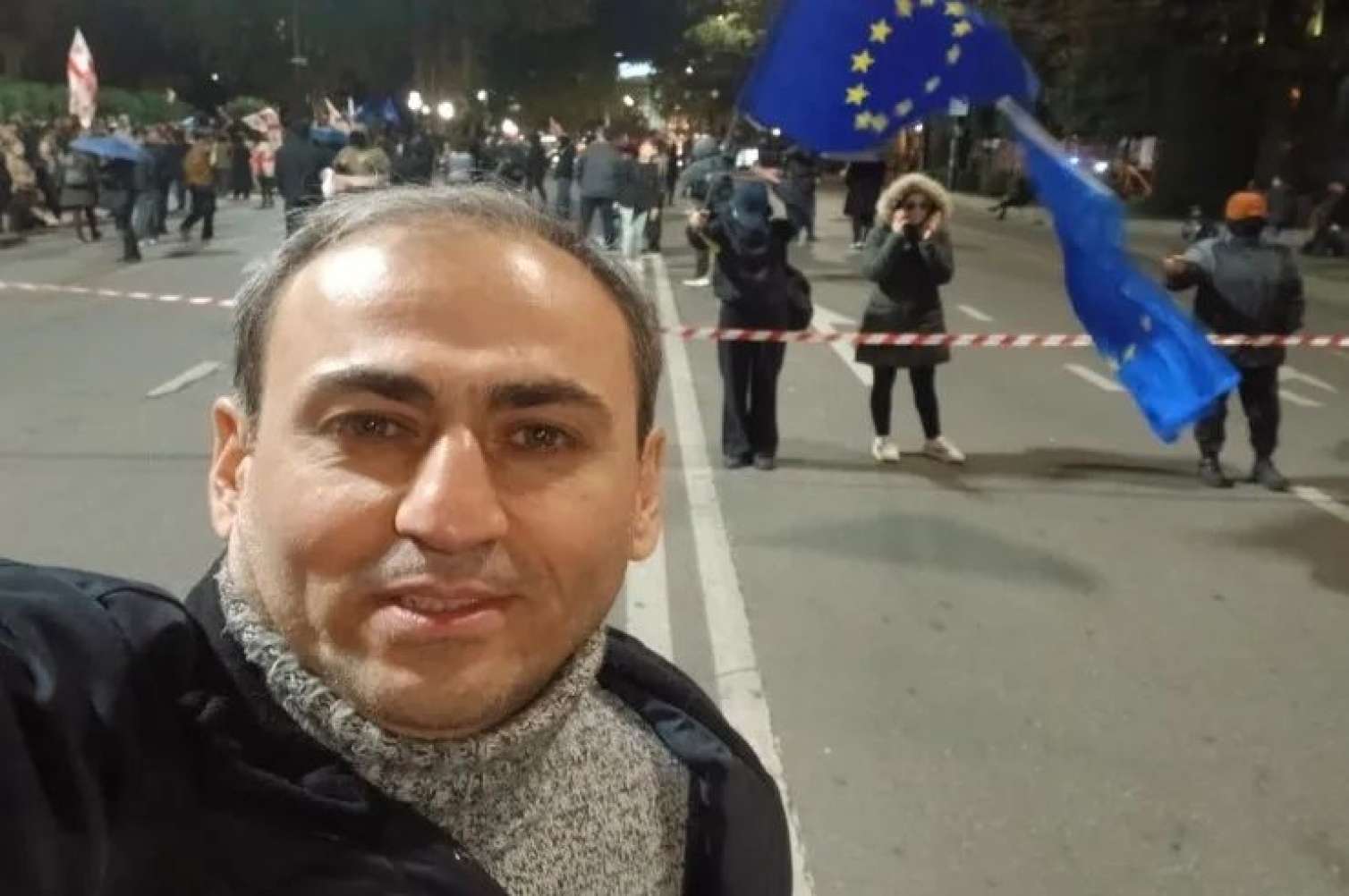 Tbilisidə aksiyalara qoşulan jurnalist Əfqan Sadıqov CƏRİMƏLƏNDİ 