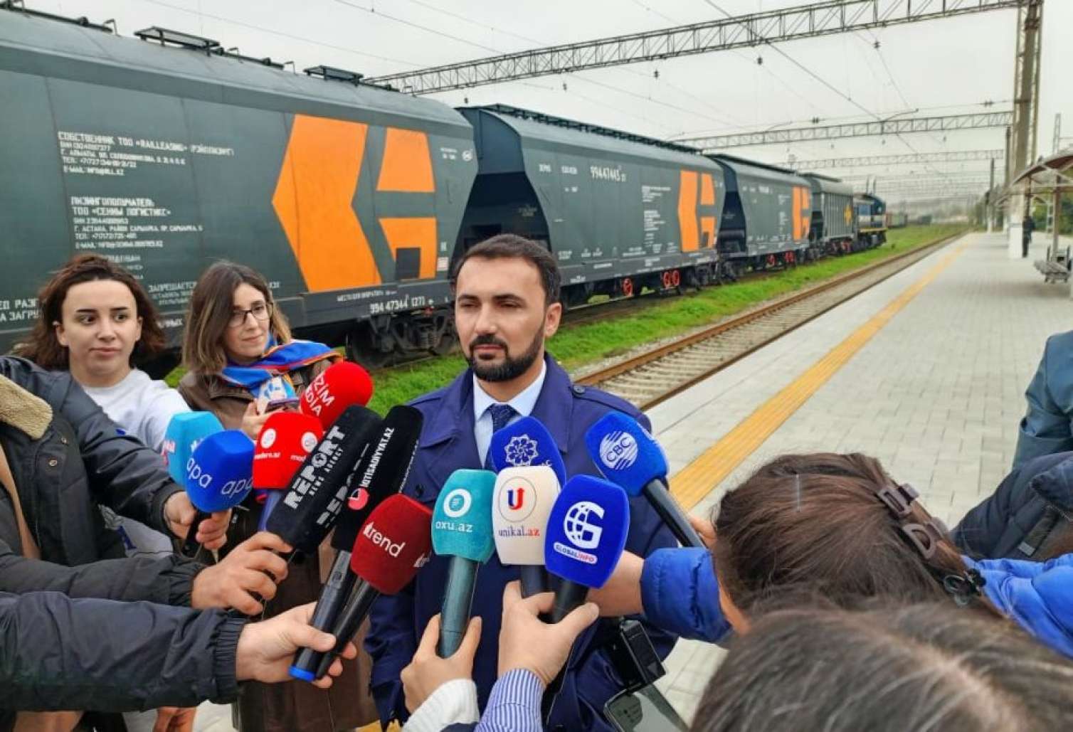 Taxıl qatarı Bakıdan İrəvana yola düşdü - YENİLƏNİB 