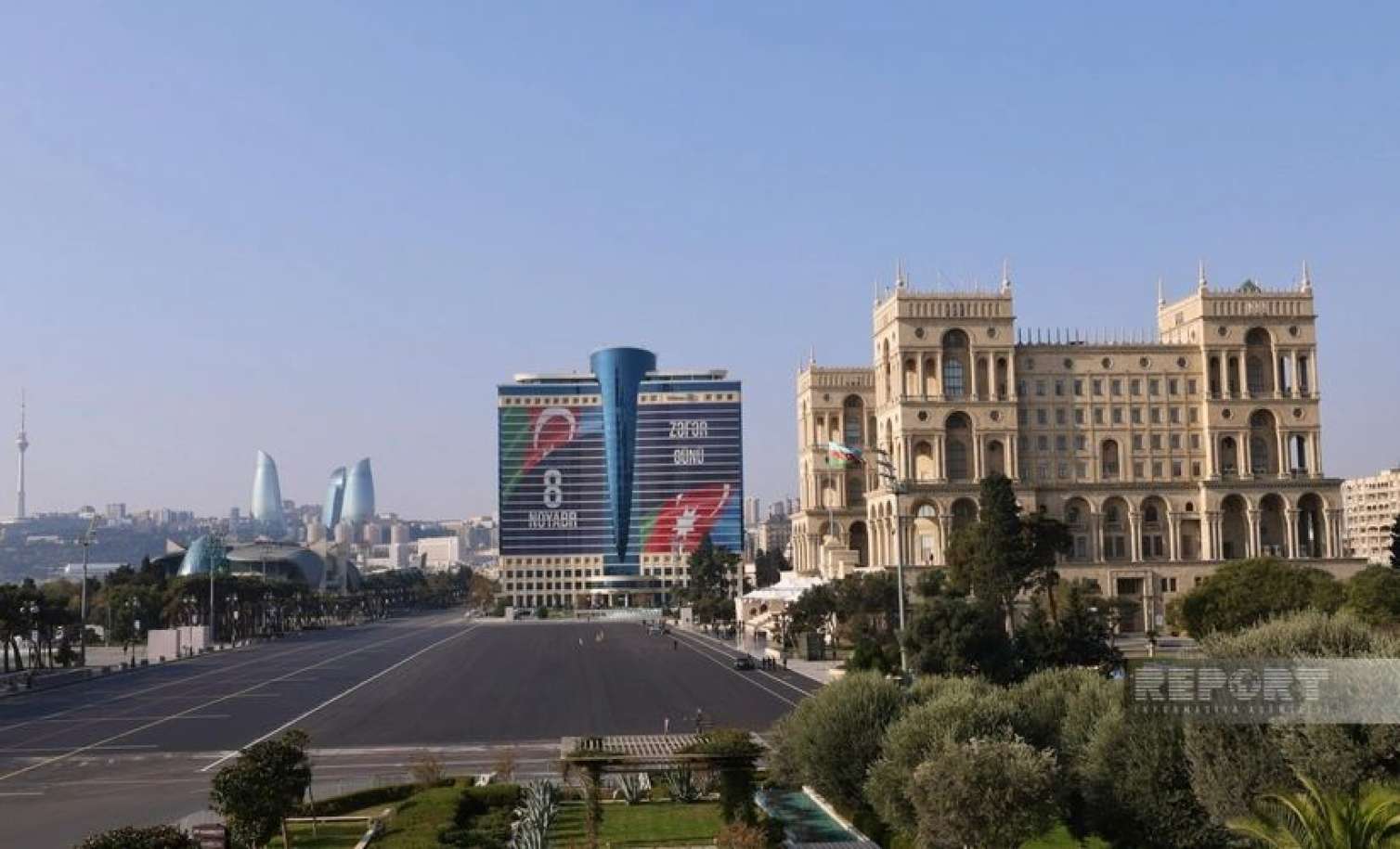 Azadlıq meydanından ƏN SON GÖRÜNTÜLƏR 