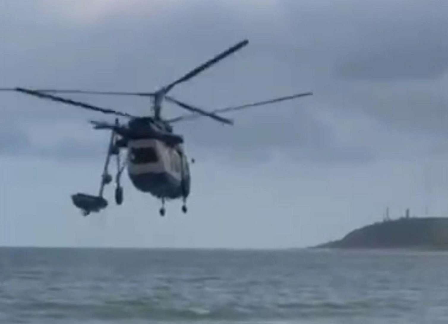 Xəzər sahilində helikopter qəzası – Dörd yüksək vəzifəlinin həlak olduğu hadisənin VİDEOsu 