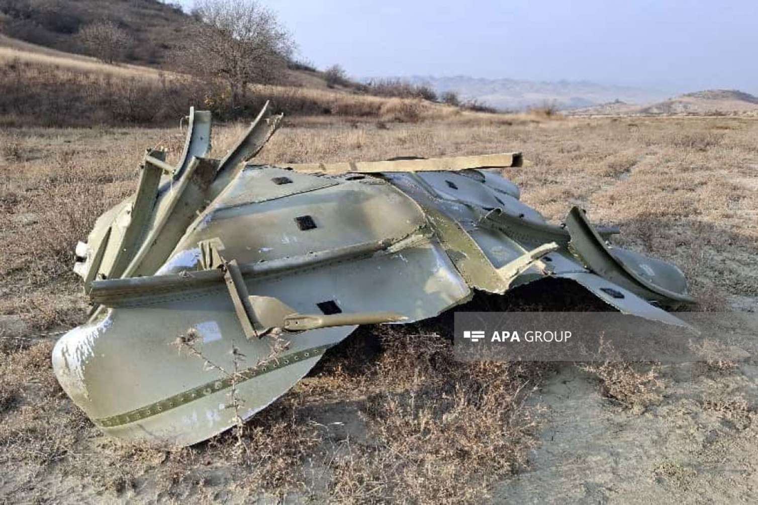 Təyyarənin qəzaya uğradığı yerdən – YENİ GÖRÜNTÜLƏR 