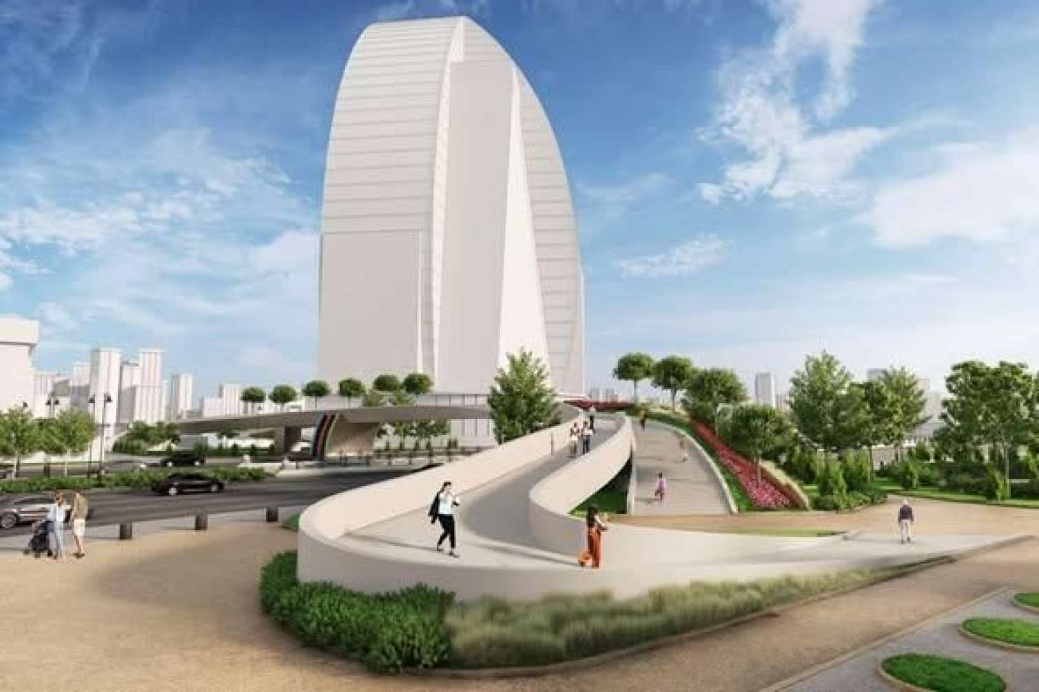 Bakının mərkəzində böyük keçid tikiləcək - FOTO 