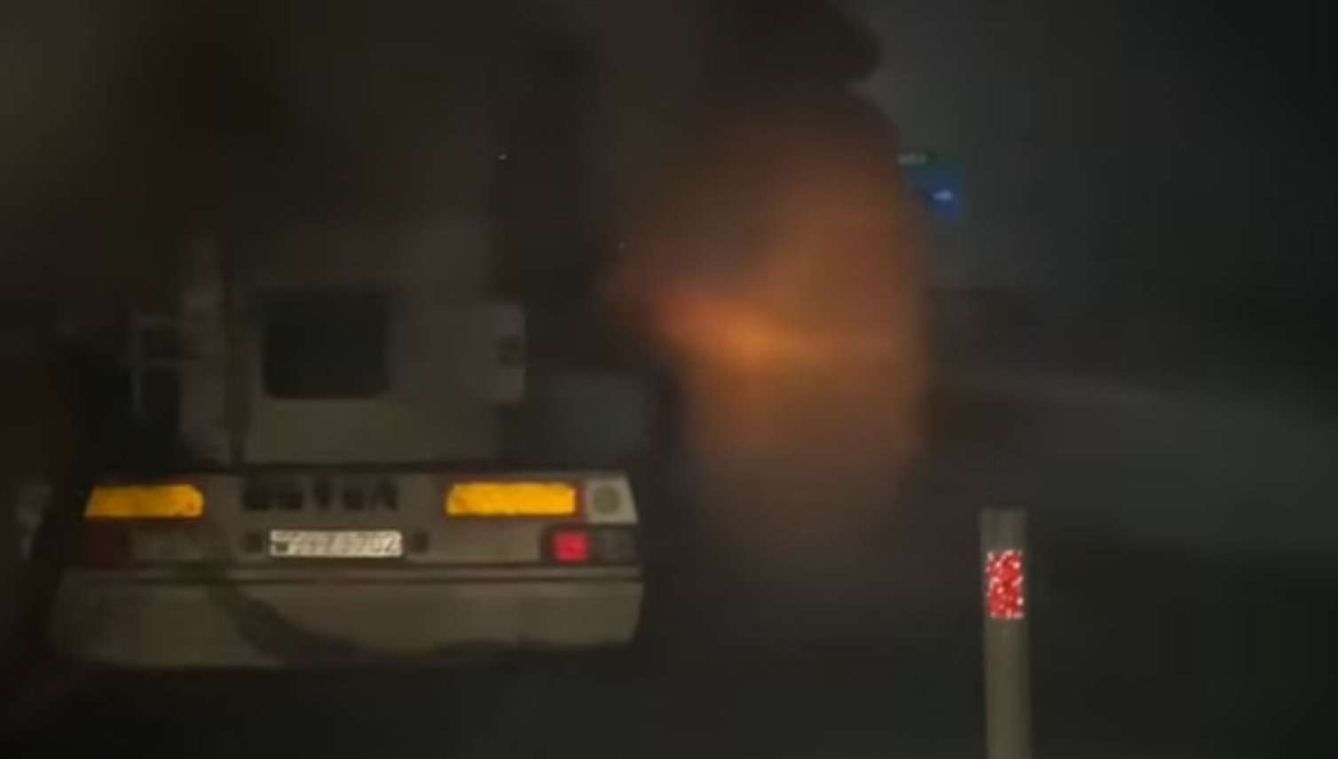 Ələt-Astara yolunda yük avtomobili yandı – VİDEO 