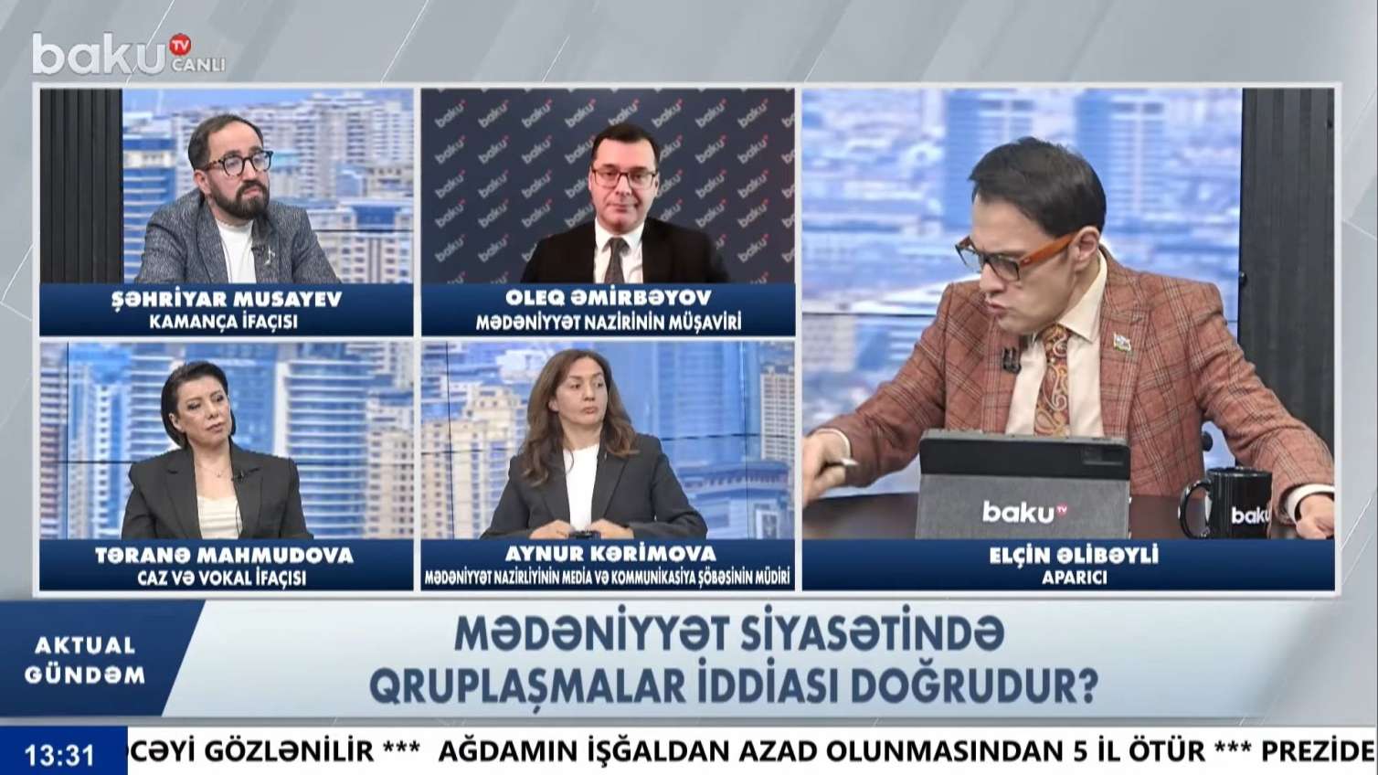 Mədəniyyət Nazirliyinin rəsmisi efirdə susduruldu: Qurum nə üçün hədəf alınır? 