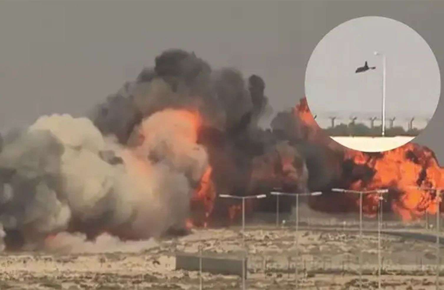 Dubaydakı aviaşouda dəhşət – Təyyarə yerə çırpıldı – VİDEO 