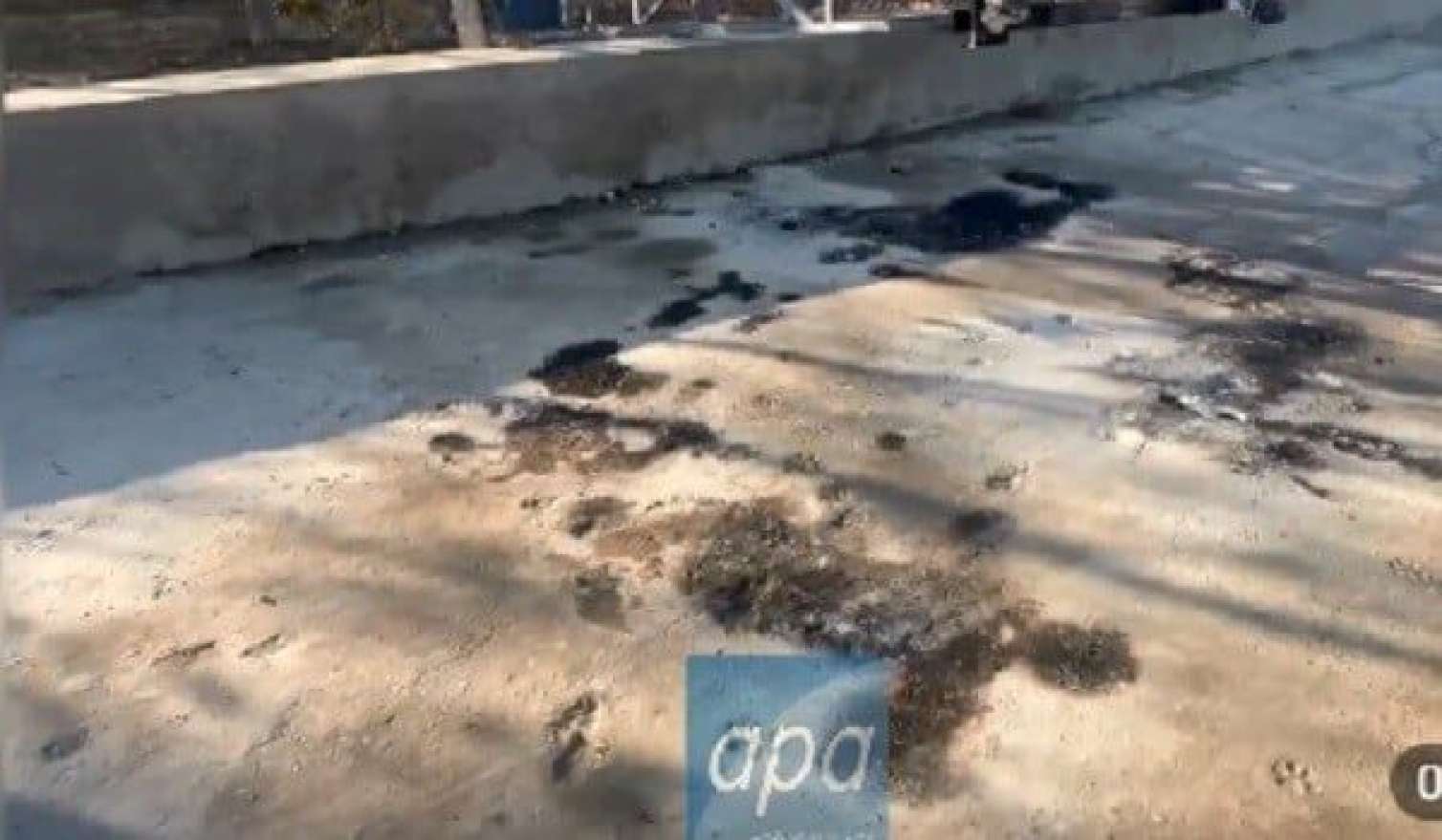 Ofisiantların öldüyü yerdən GÖRÜNTÜLƏR 