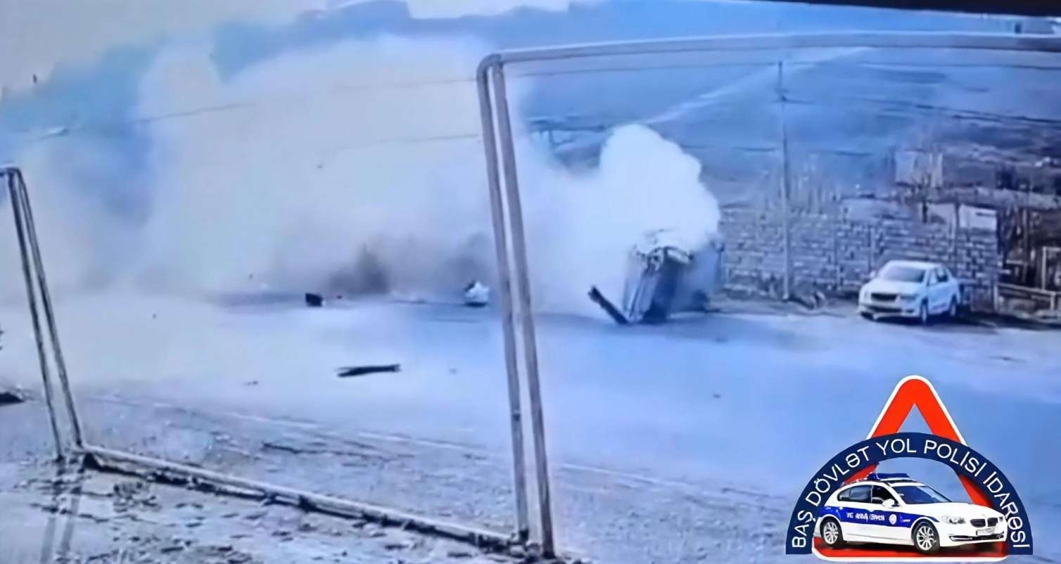 Abşerondakı dəhşətli qəzadan anbaan VİDEO 