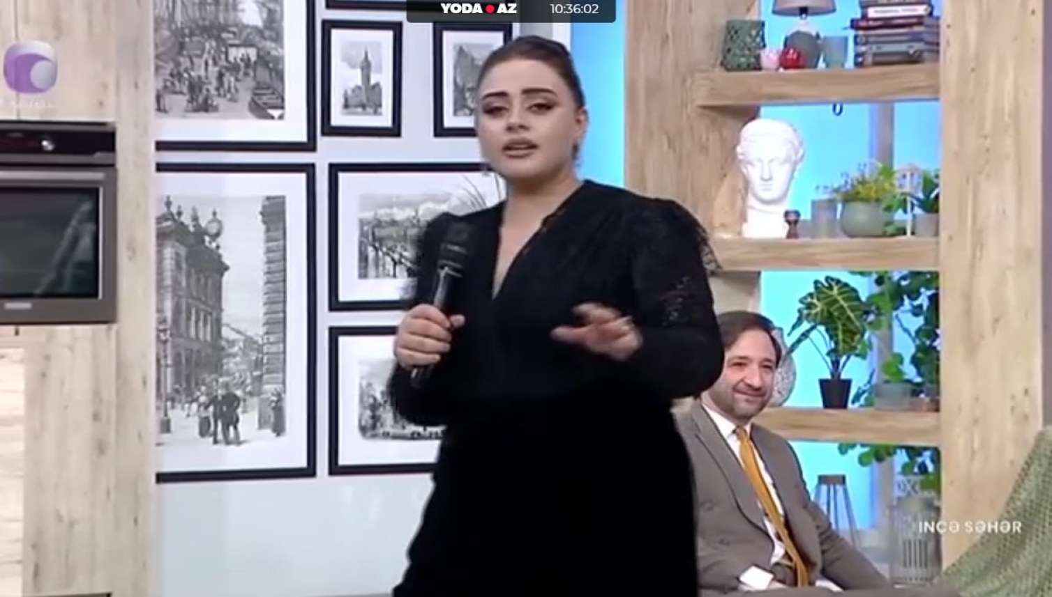 Almaxanımın qatıldığı veriliş yarımçıq dayandırıldı – VİDEO 