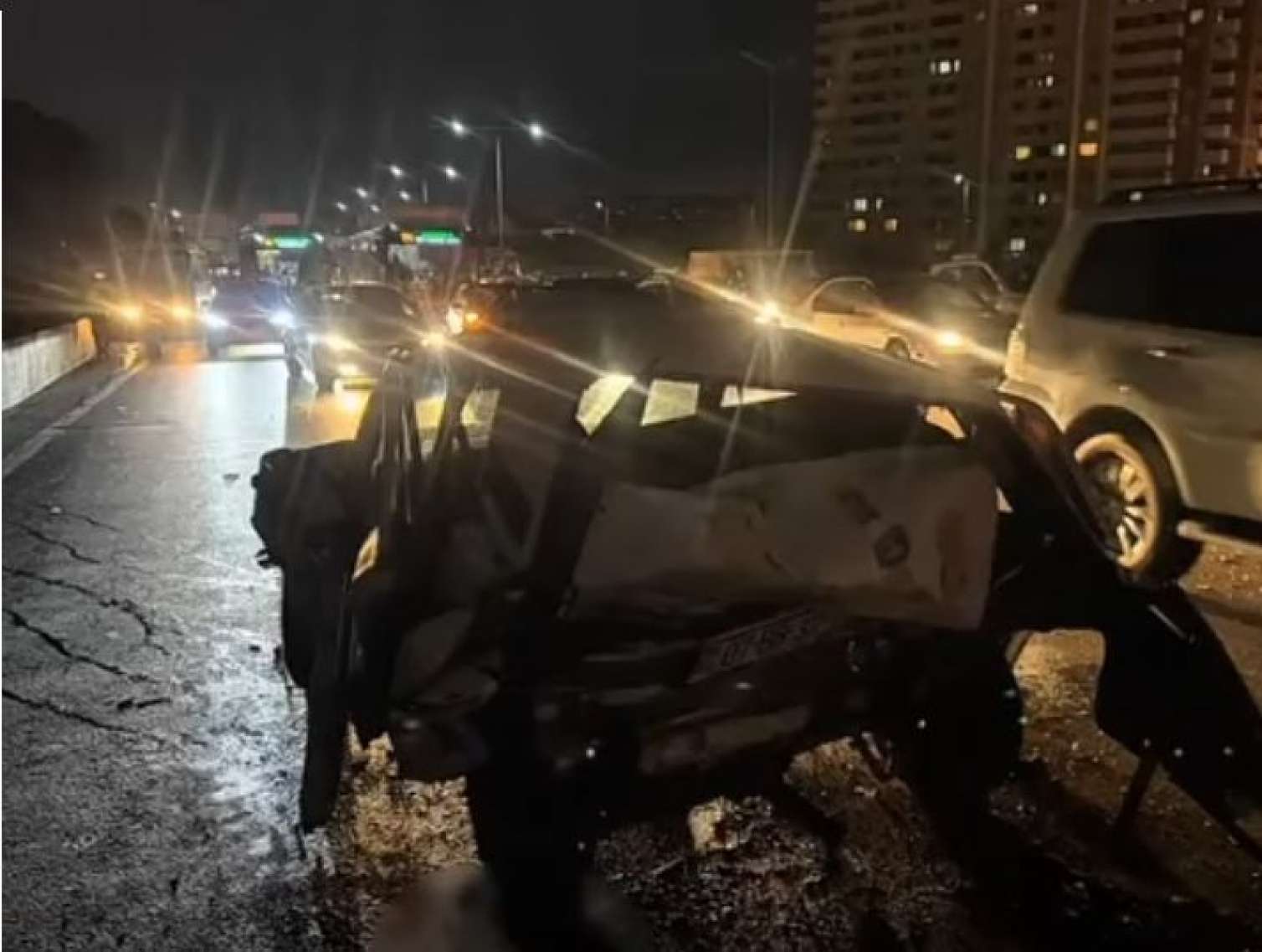 Bakı-Sumqayıt yolunda zəncirvari qəza – VİDEO 