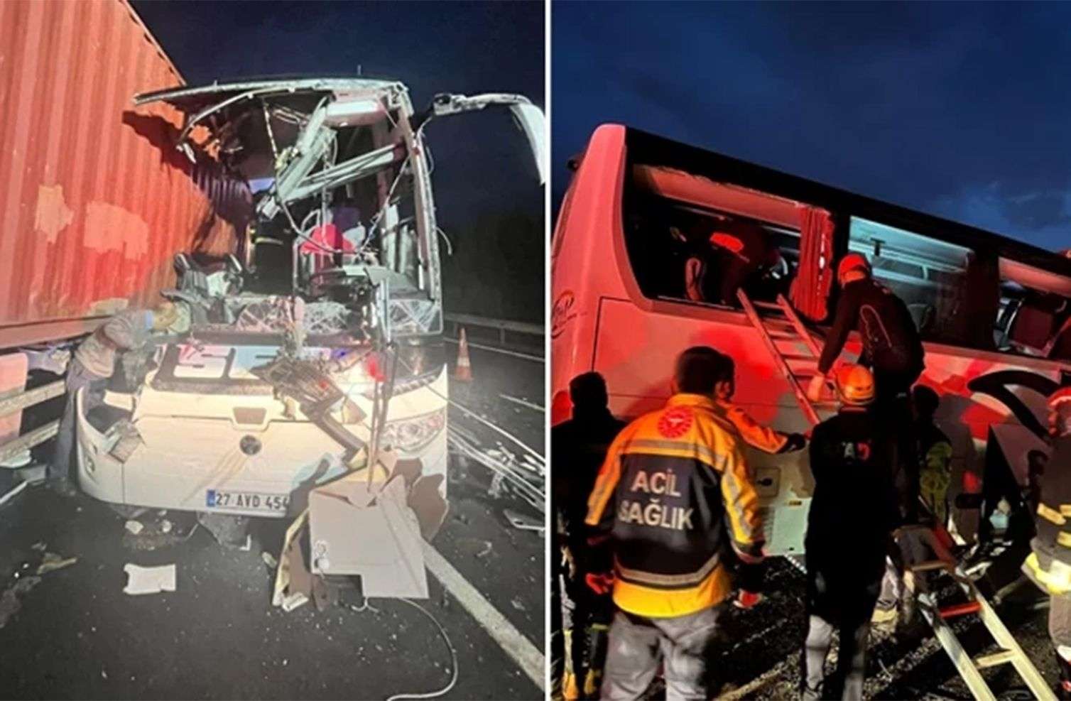 Türkiyədə dəhşətli qəzada – 7 ölü, 11 yaralı – VİDEO 