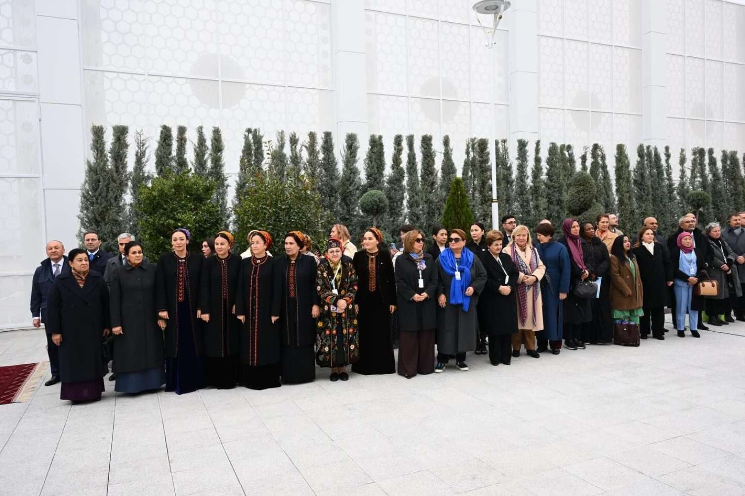 Leyla Əliyeva Türkmənistanda açılış mərasimində - FOTO 