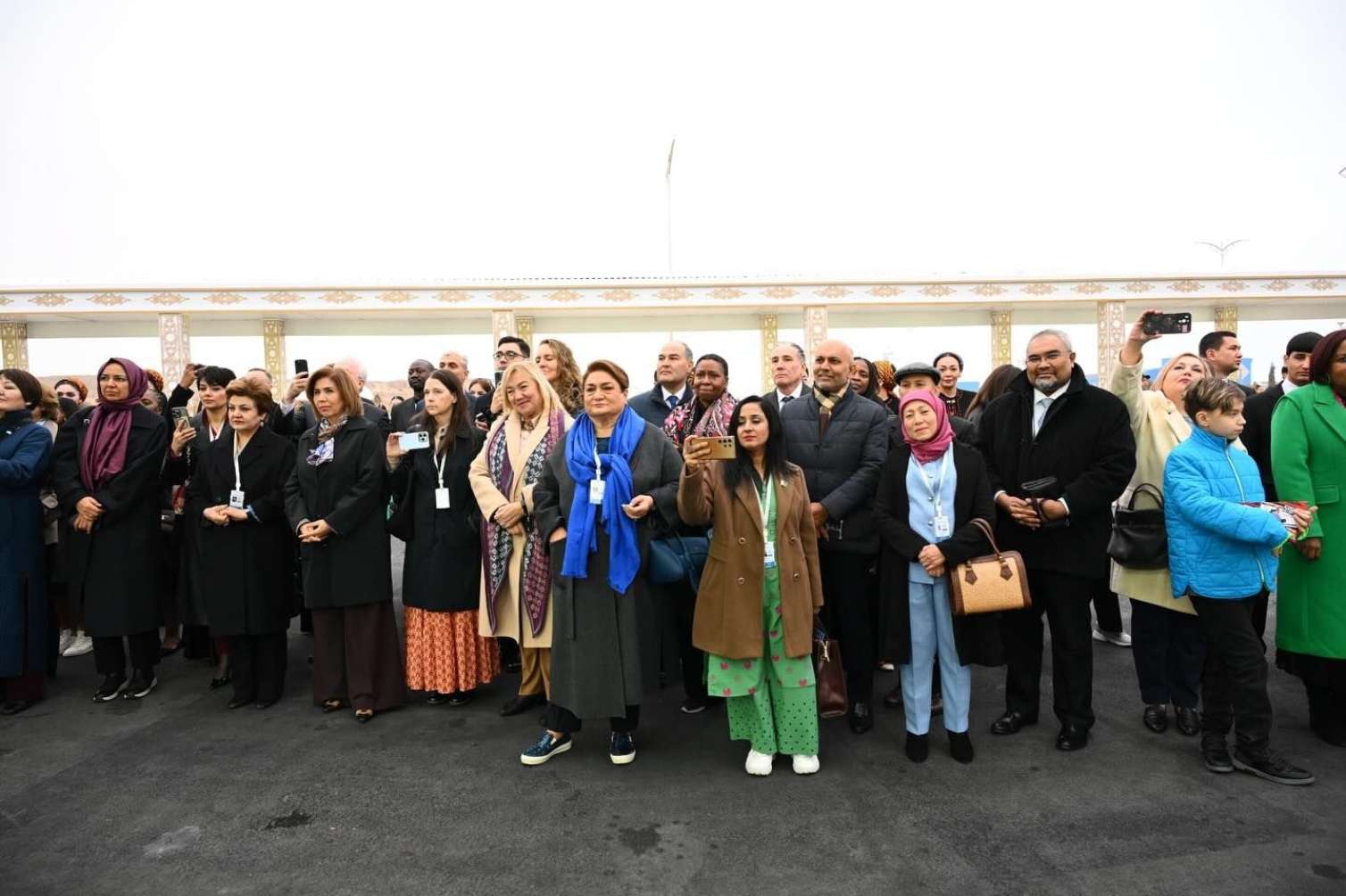 Leyla Əliyeva Türkmənistanda açılış mərasimində - FOTO 