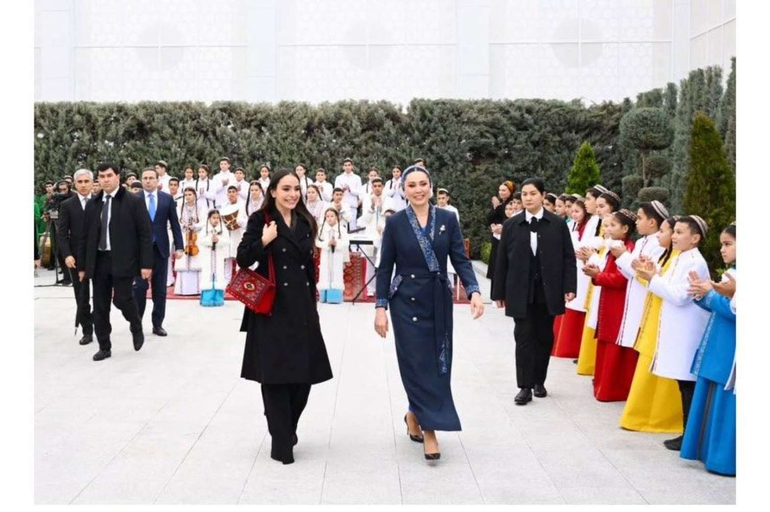 Leyla Əliyeva Türkmənistanda açılış mərasimində - FOTO 