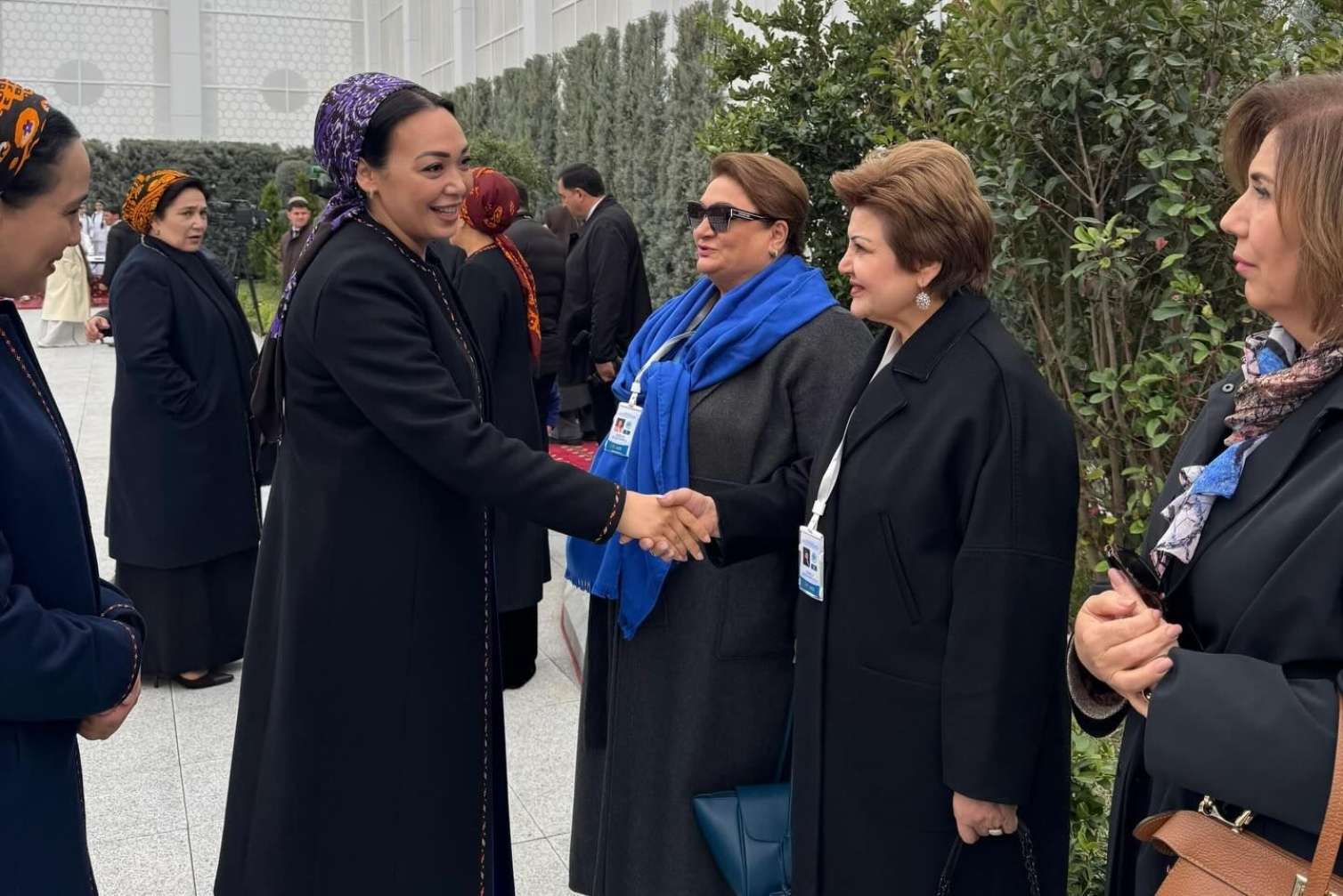 Leyla Əliyeva Türkmənistanda açılış mərasimində - FOTO 