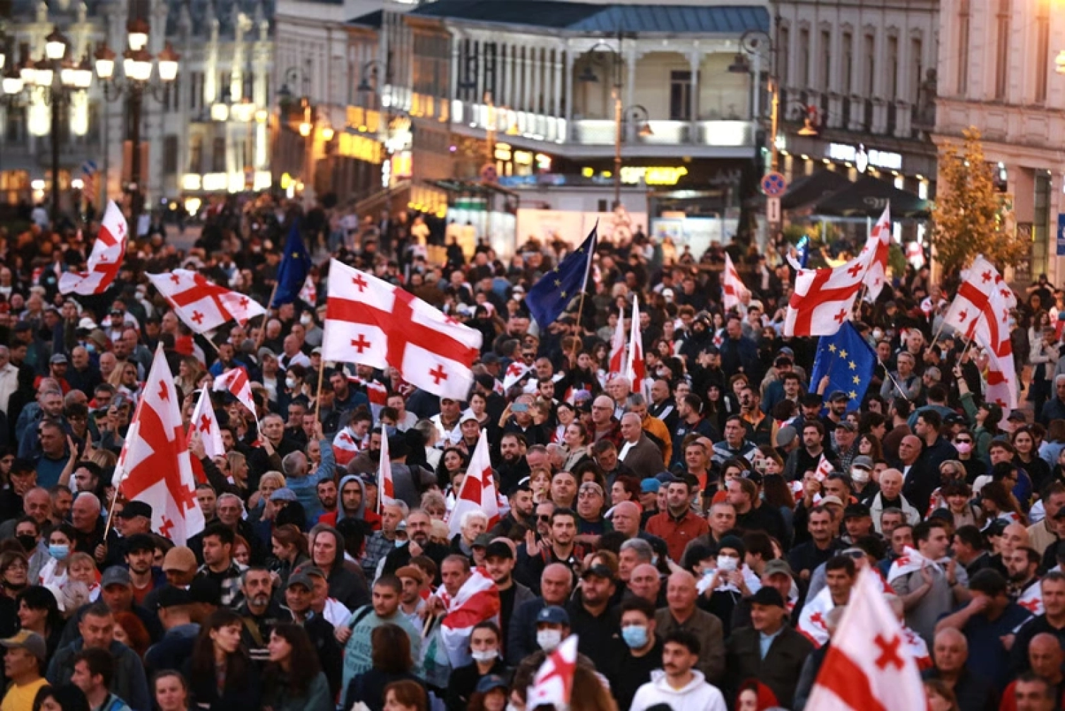 Gürcüstanda aksiyalarla bağlı qadağalar sərtləşdirildi 