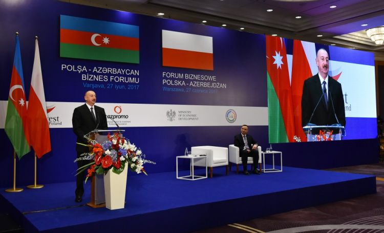 Varşavada Azərbaycan-Polşa biznes forumu keçirildi -  FOTO
