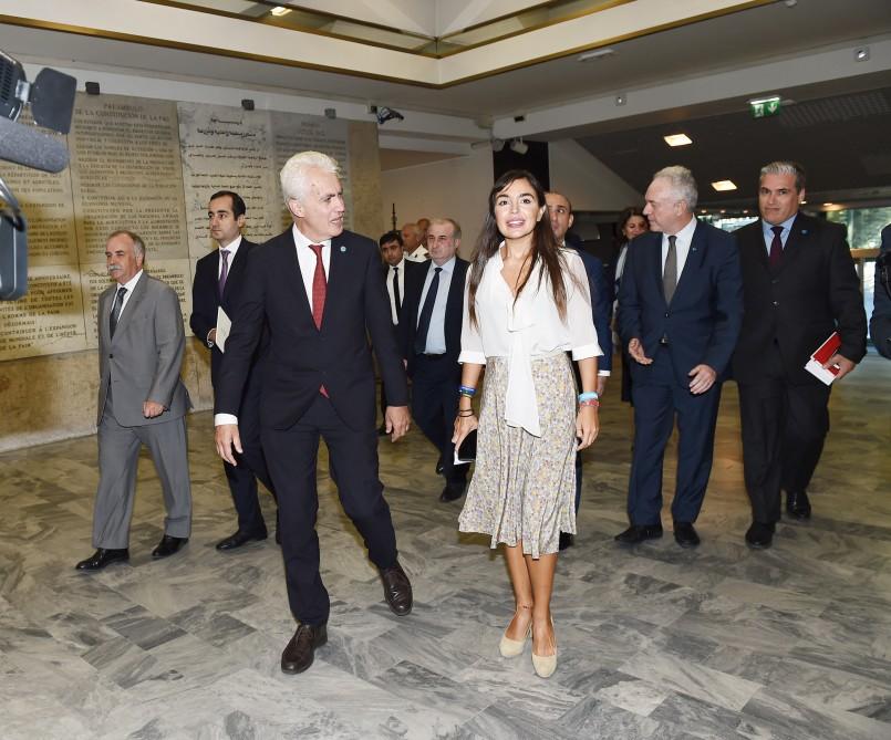 Leyla Əliyeva Romada “Azərbaycan otağı”nın açılışında -  FOTO