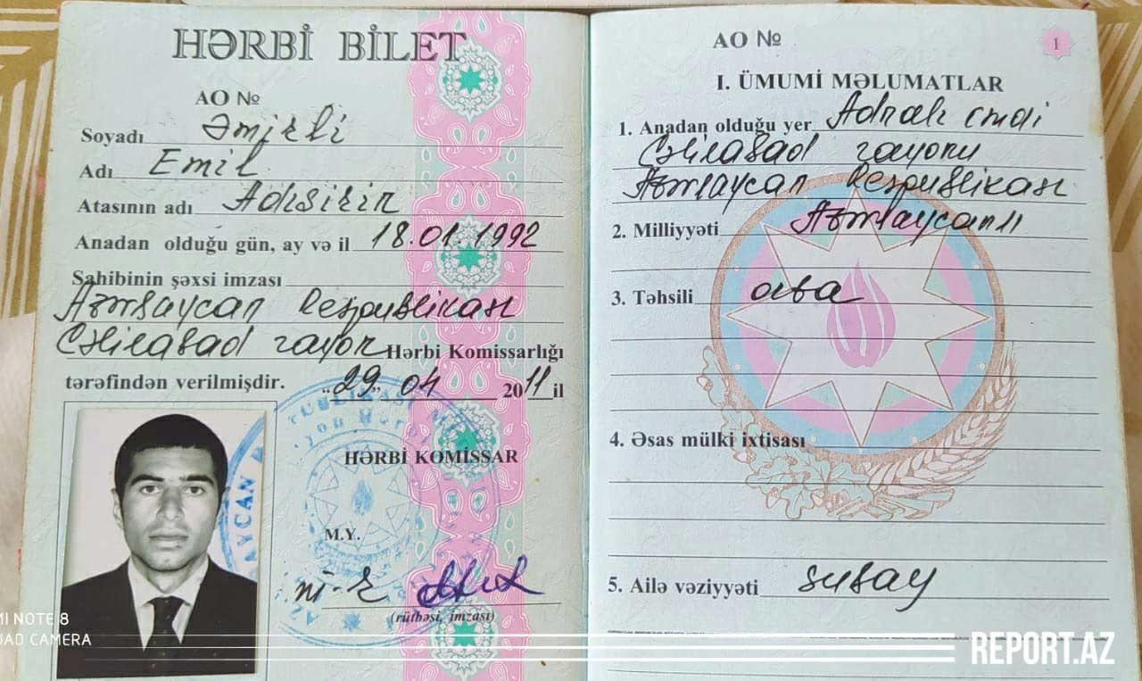 Azərbaycanda hərbi xidmət keçən gənc yenidən əsgərliyə çağırıldı - FOTOLAR Azərbaycanda hərbi xidmət keçən gənc yenidən əsgərliyə çağırıldı - FOTOLAR