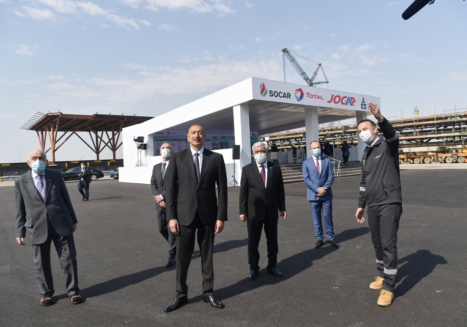 Prezident təməlqoyma mərasimində  iştirak etdi - FOTOLAR - Yenilənib