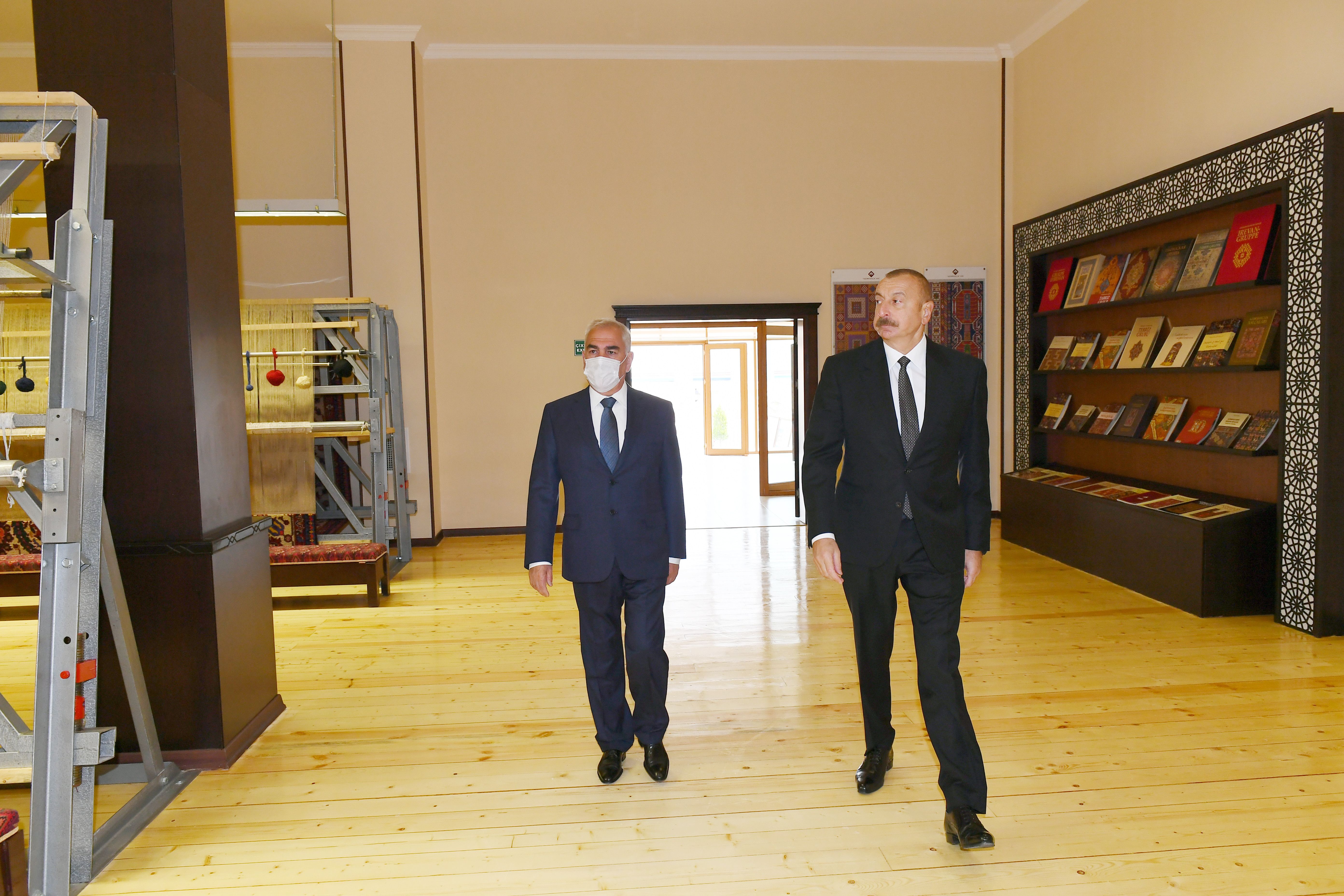 Prezident Naxçıvanda “Azərxalça” ASC-nin açılışında - YENİLƏNDİ